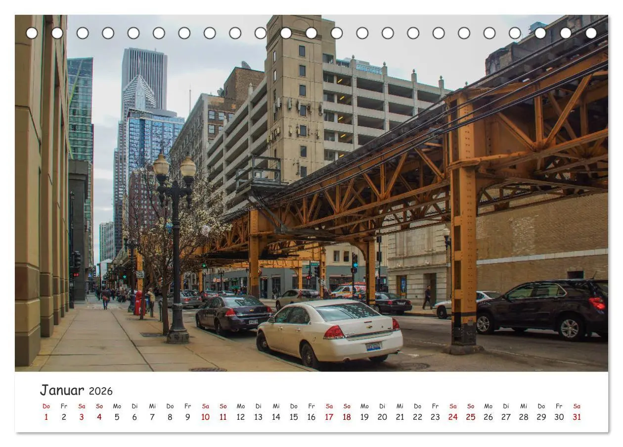Bild: 9783457925768 | beeindruckendes Chicago (Tischkalender 2026 DIN A5 quer), CALVENDO...