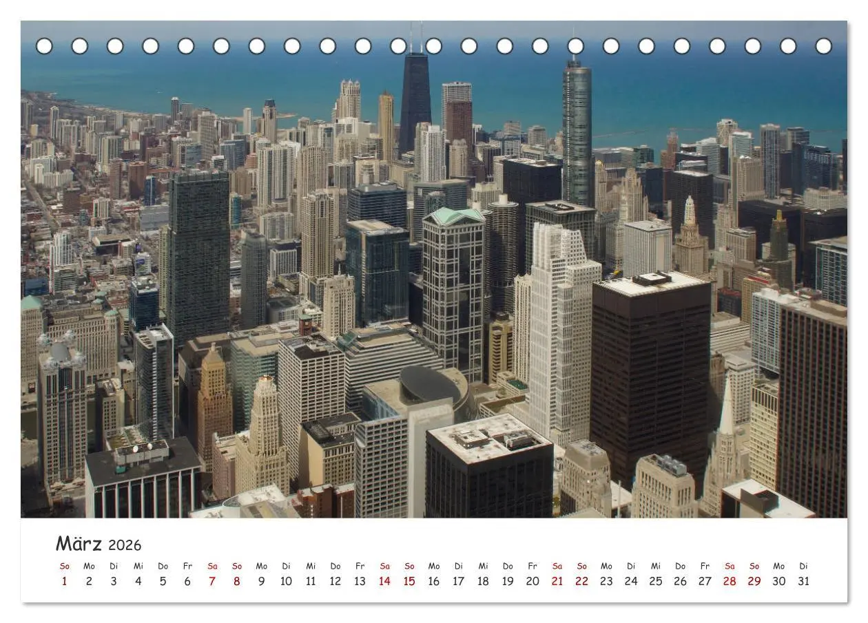 Bild: 9783457925768 | beeindruckendes Chicago (Tischkalender 2026 DIN A5 quer), CALVENDO...