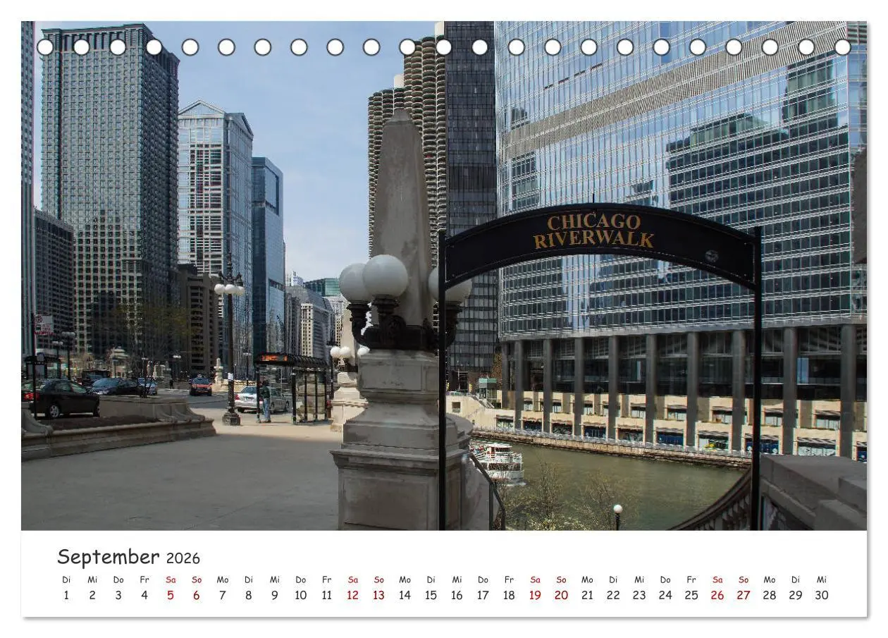 Bild: 9783457925768 | beeindruckendes Chicago (Tischkalender 2026 DIN A5 quer), CALVENDO...