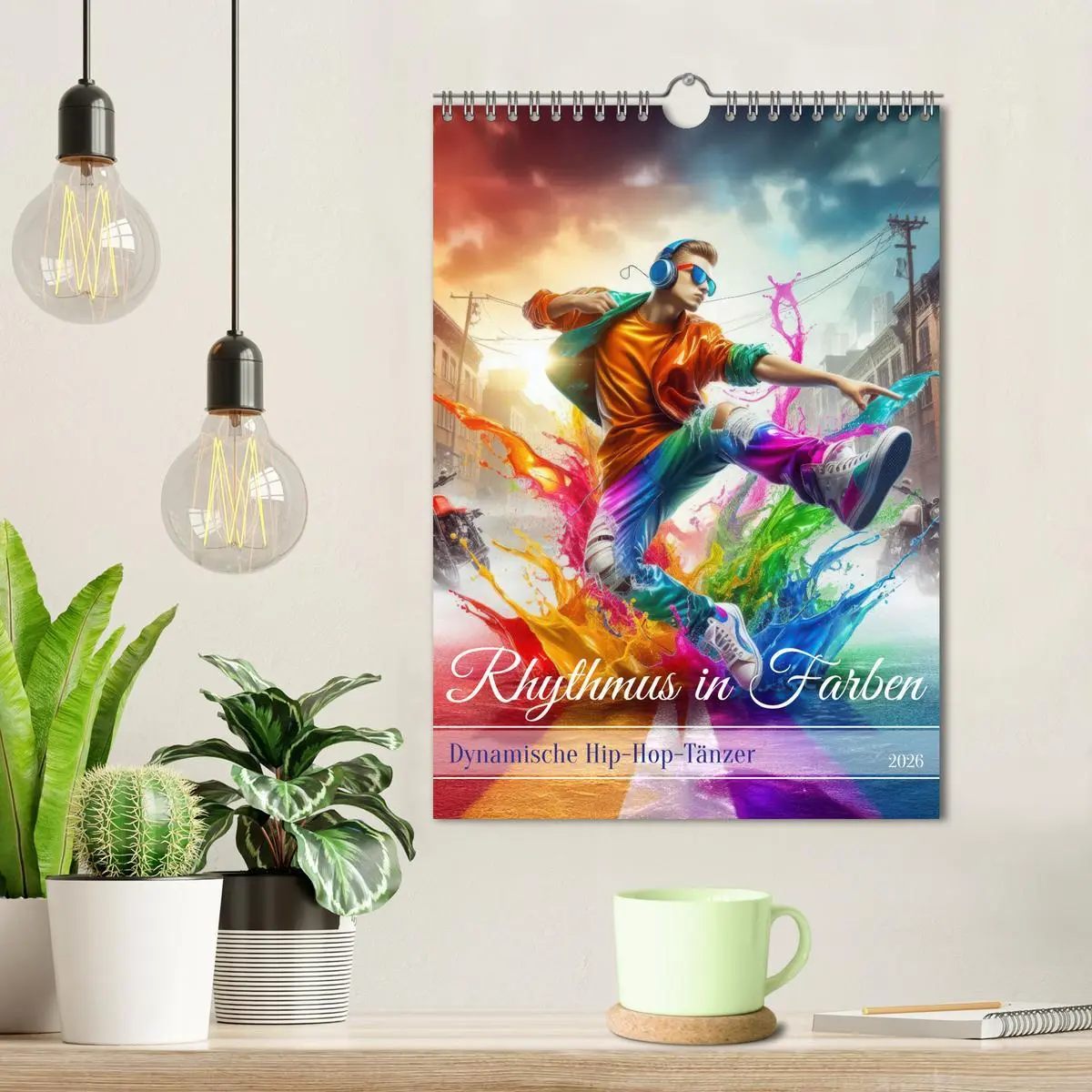Bild: 9783516255768 | Rhythmus in Farben - Dynamische Hip-Hop-Tänzer (Wandkalender 2026...