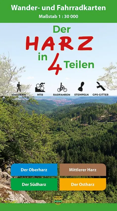 Cover: 9783936185768 | Der Harz in 4 Teilen | Harzklub e. V. | Taschenbuch | Deutsch | 2012