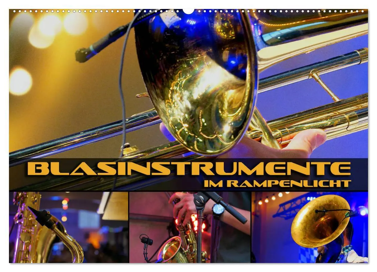 Cover: 9783457845868 | Blasinstrumente im Rampenlicht (Wandkalender 2026 DIN A2 quer),...