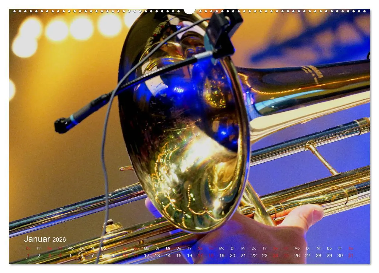 Bild: 9783457845868 | Blasinstrumente im Rampenlicht (Wandkalender 2026 DIN A2 quer),...