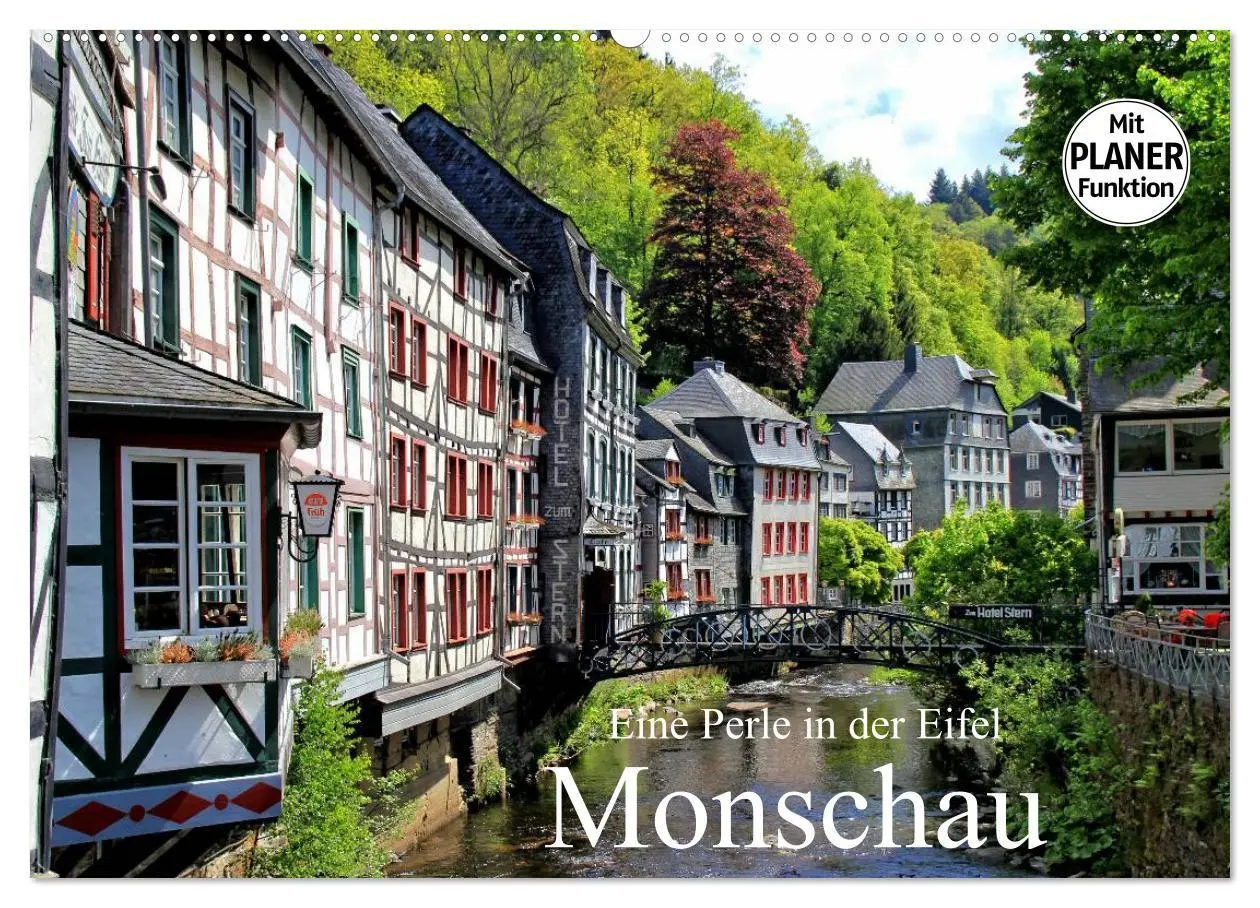 Cover: 9783516005868 | Eine Perle in der Eifel - Monschau (Wandkalender 2026 DIN A2 quer),...