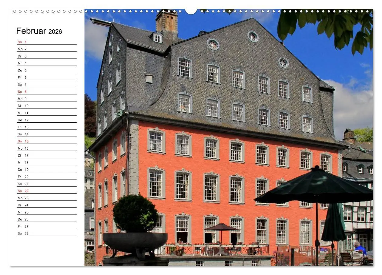 Bild: 9783516005868 | Eine Perle in der Eifel - Monschau (Wandkalender 2026 DIN A2 quer),...