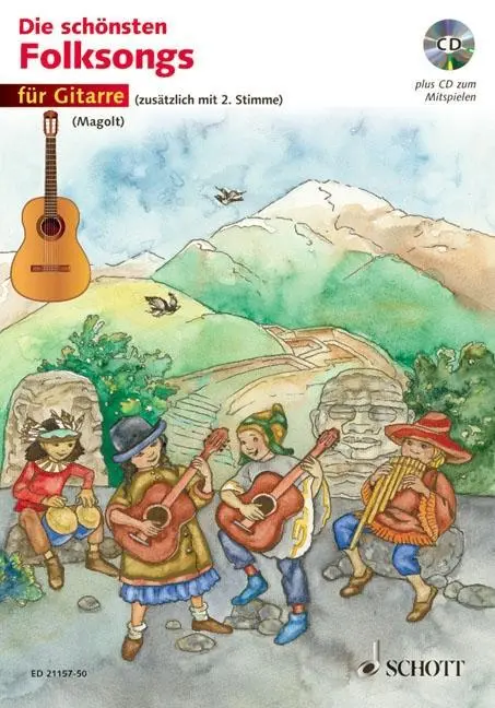 Cover: 9783795745868 | Die schönsten Folksongs | 1-2 Gitarren. | Hans Magolt | Buch | 24 S.