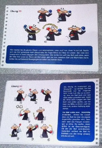 Cover: 9783940965868 | Jonglieren lernen mit Jongloro | (Spiralbindung DIN A5 quer) | Stephan