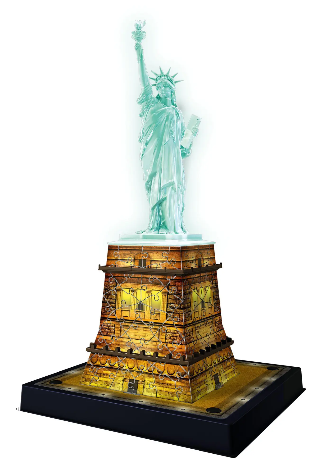 Bild: 4005556125968 | Freiheitsstatue bei Nacht. 3D Puzzle 108 Teile | Spiel | 3D Puzzles