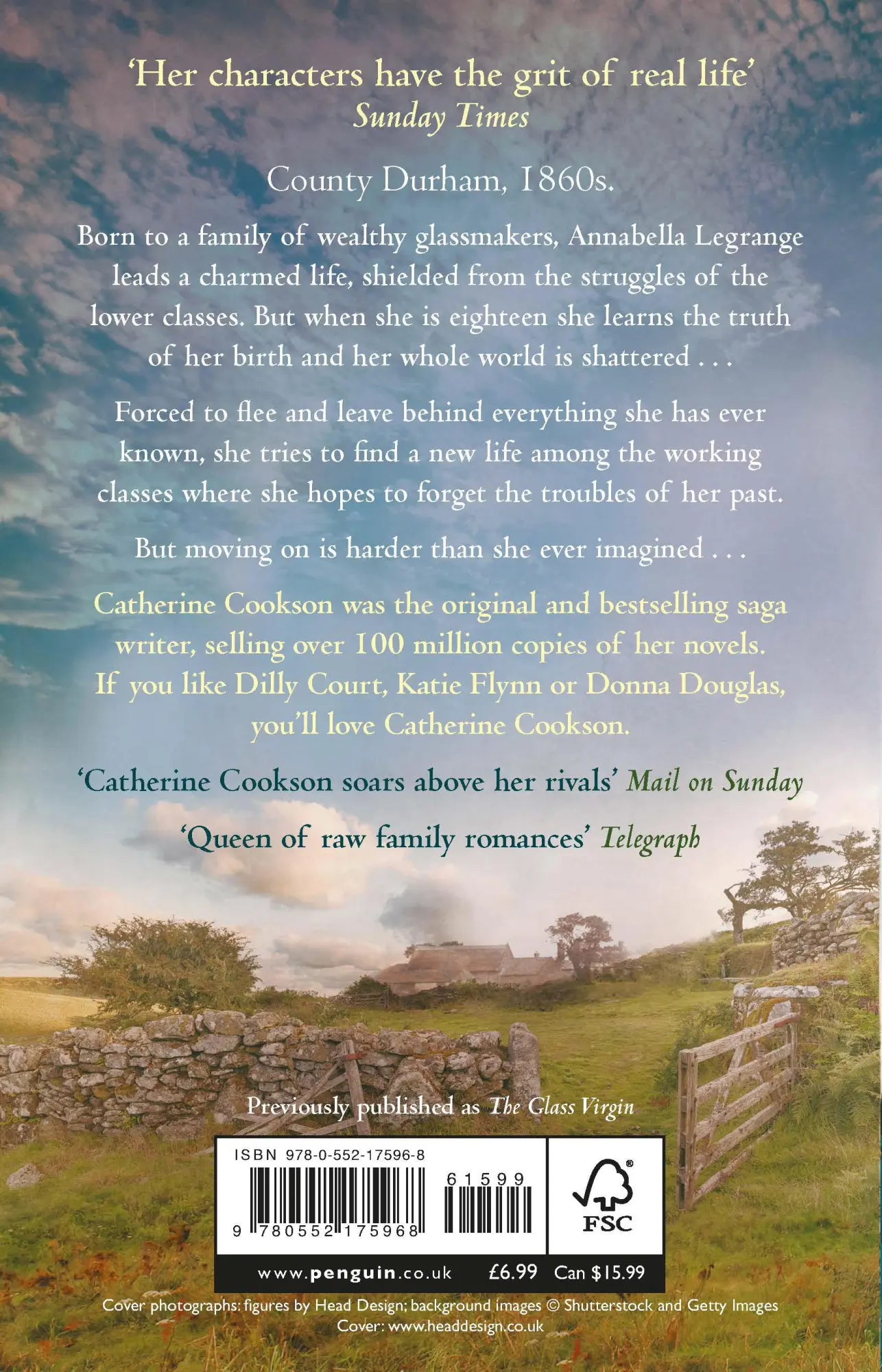 Rückseite: 9780552175968 | The Glassmaker's Daughter | Catherine Cookson | Taschenbuch | Englisch