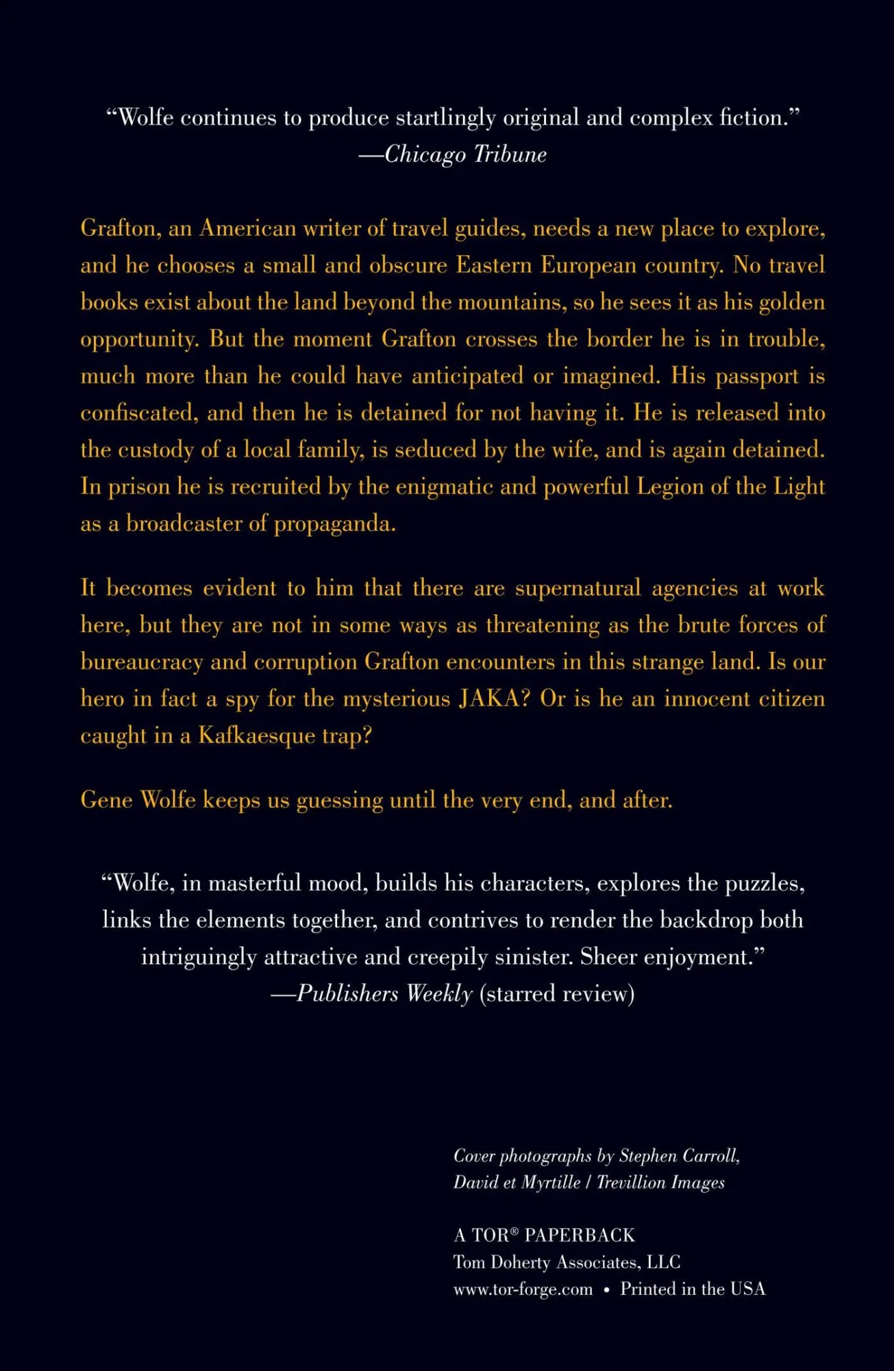 Rückseite: 9780765335968 | LAND ACROSS | Gene Wolfe | Taschenbuch | Englisch | 2014