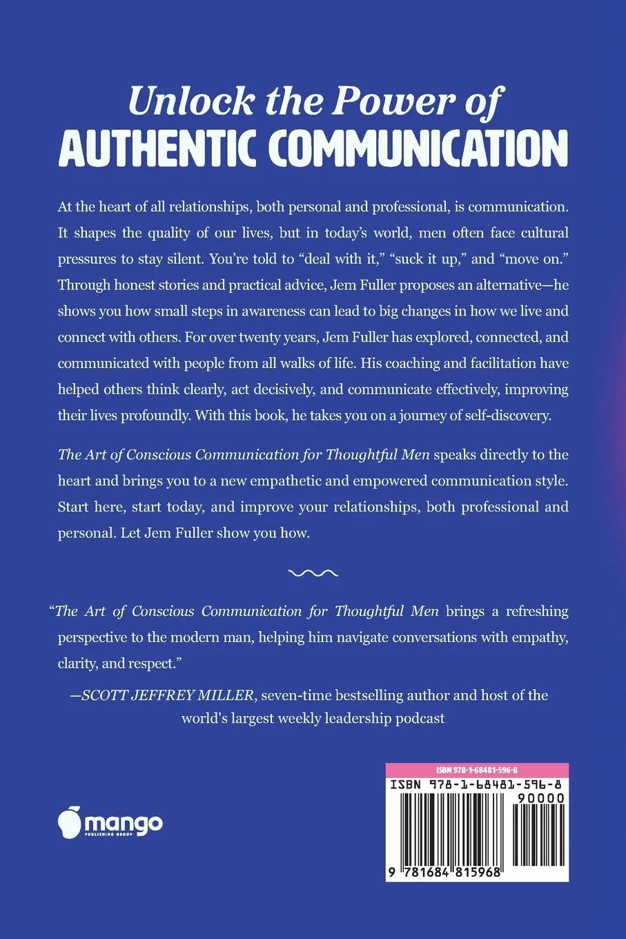 Rückseite: 9781684815968 | The Art of Conscious Communication for Thoughtful Men | Jem Fuller