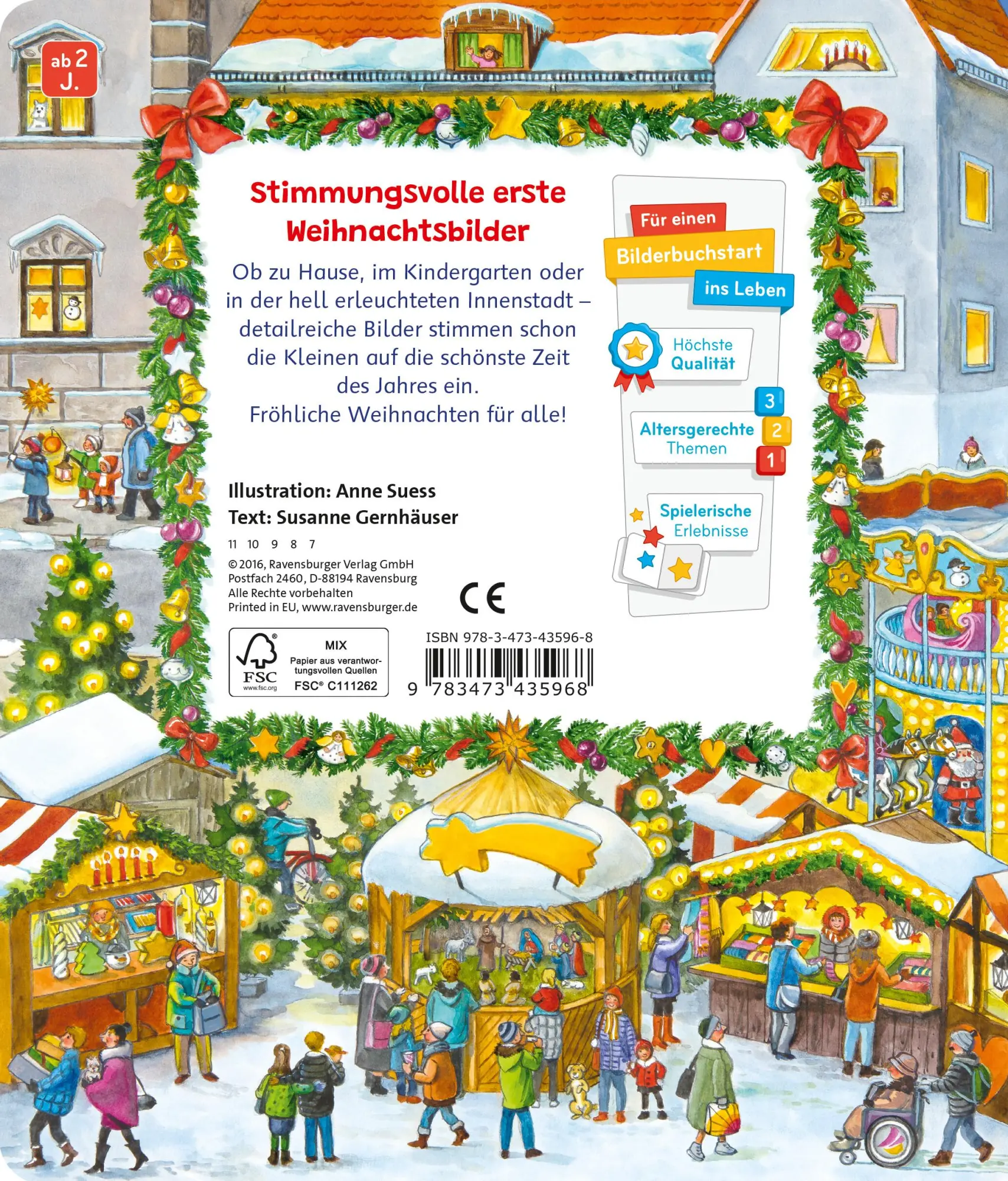 Rückseite: 9783473435968 | Sachen suchen - Frohe Weihnachten | Susanne Gernhäuser | Buch | 24 S.