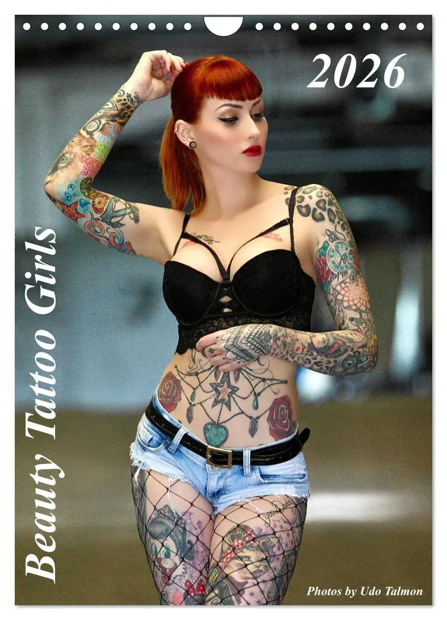 Cover: 9783516305968 | Beauty Tattoo Girls 2026 (Wandkalender 2026 DIN A4 hoch), CALVENDO...