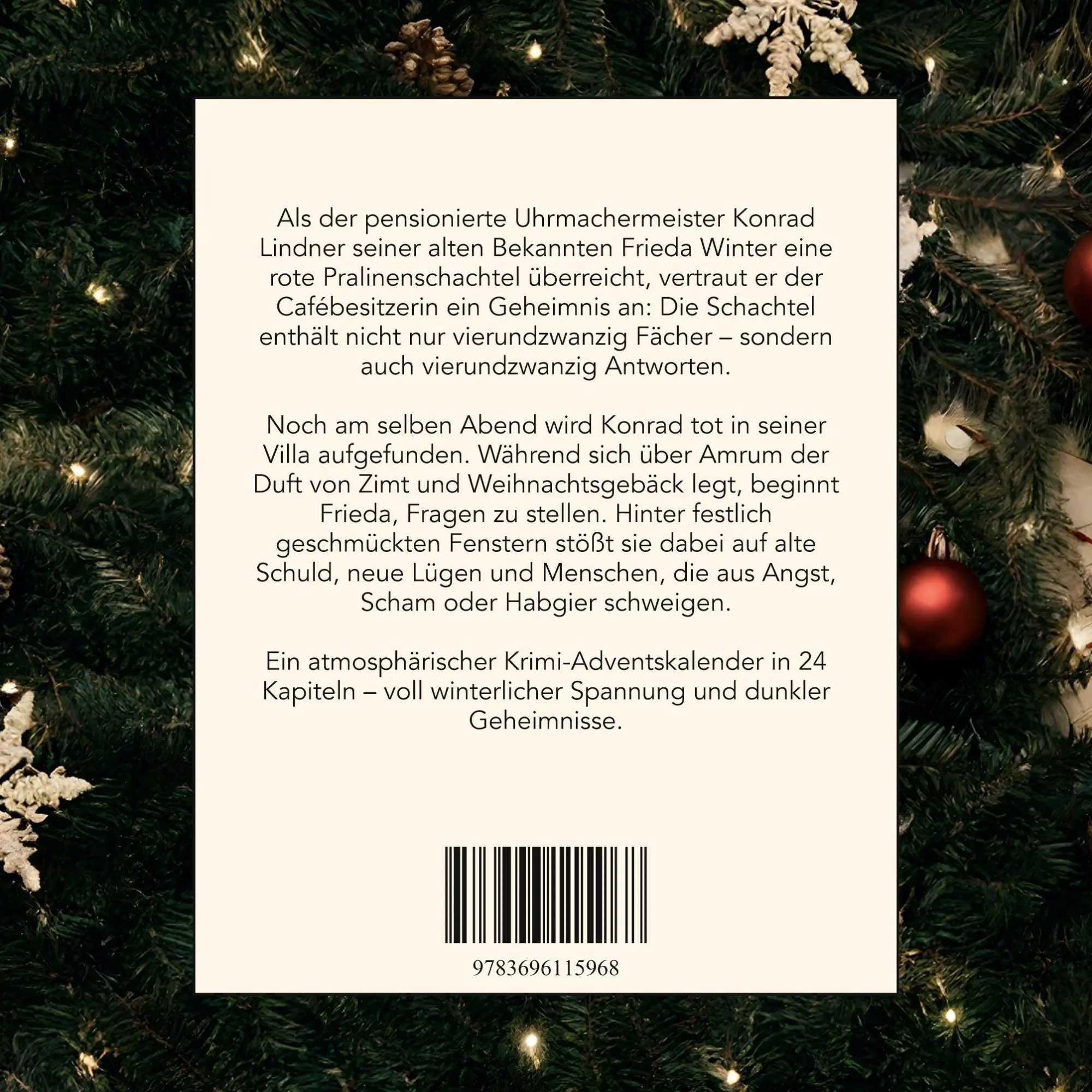 Rückseite: 9783696115968 | Tod auf Amrum | Der Krimi-Adventskalender in 24 Akten | Linus Möller