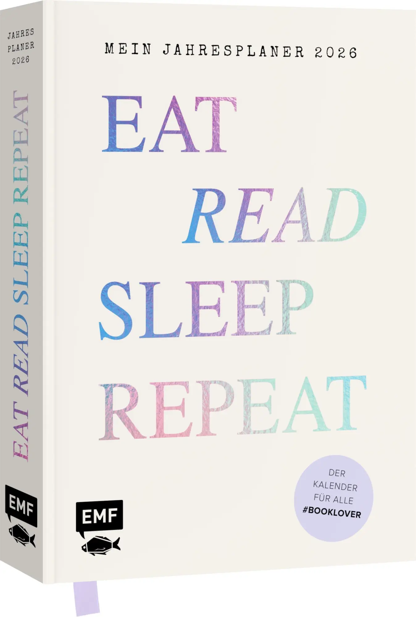 Cover: 9783745925968 | Eat, read, sleep, repeat - Mein Jahresplaner 2026: Für alle #booklover