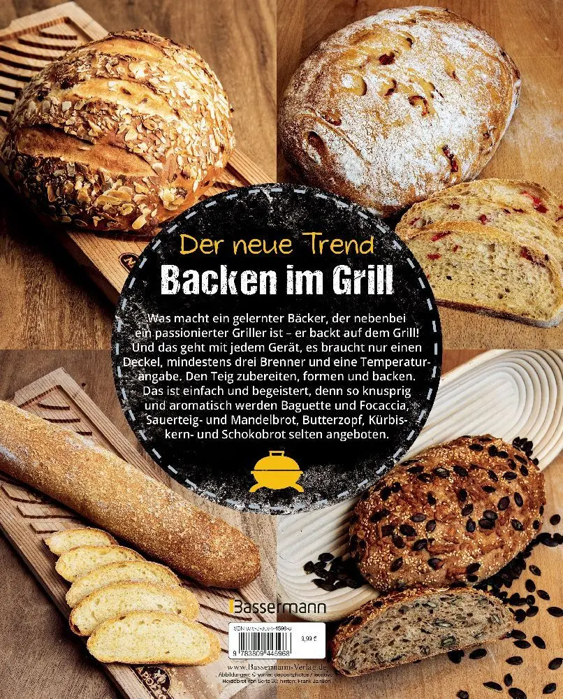 Bild: 9783809445968 | Brot backen auf dem Gasgrill. Der Feuerbäcker - Die besten Rezepte