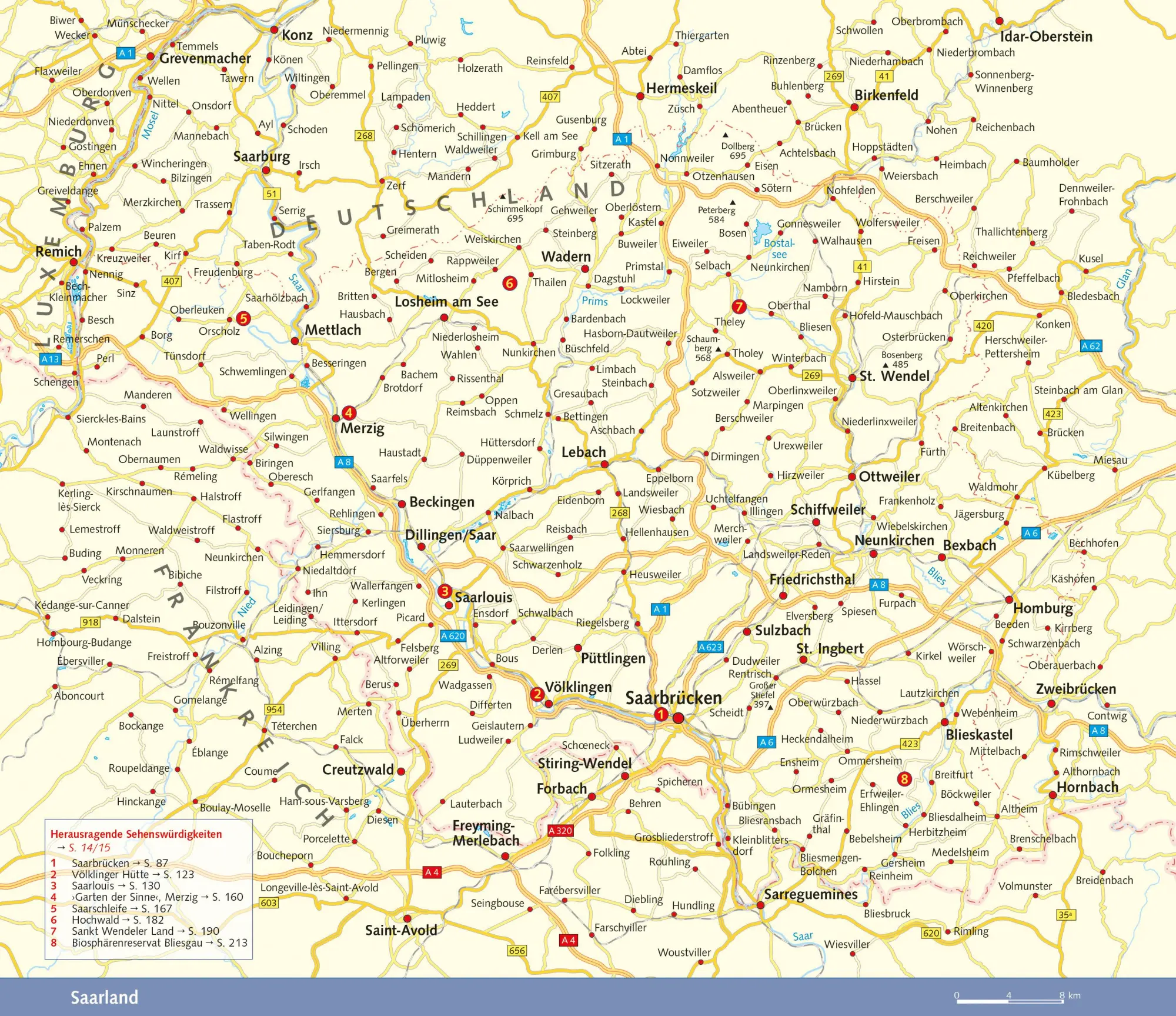 Bild: 9783897945968 | Reiseführer Saarland | Sabine Herre | Taschenbuch | 292 S. | Deutsch
