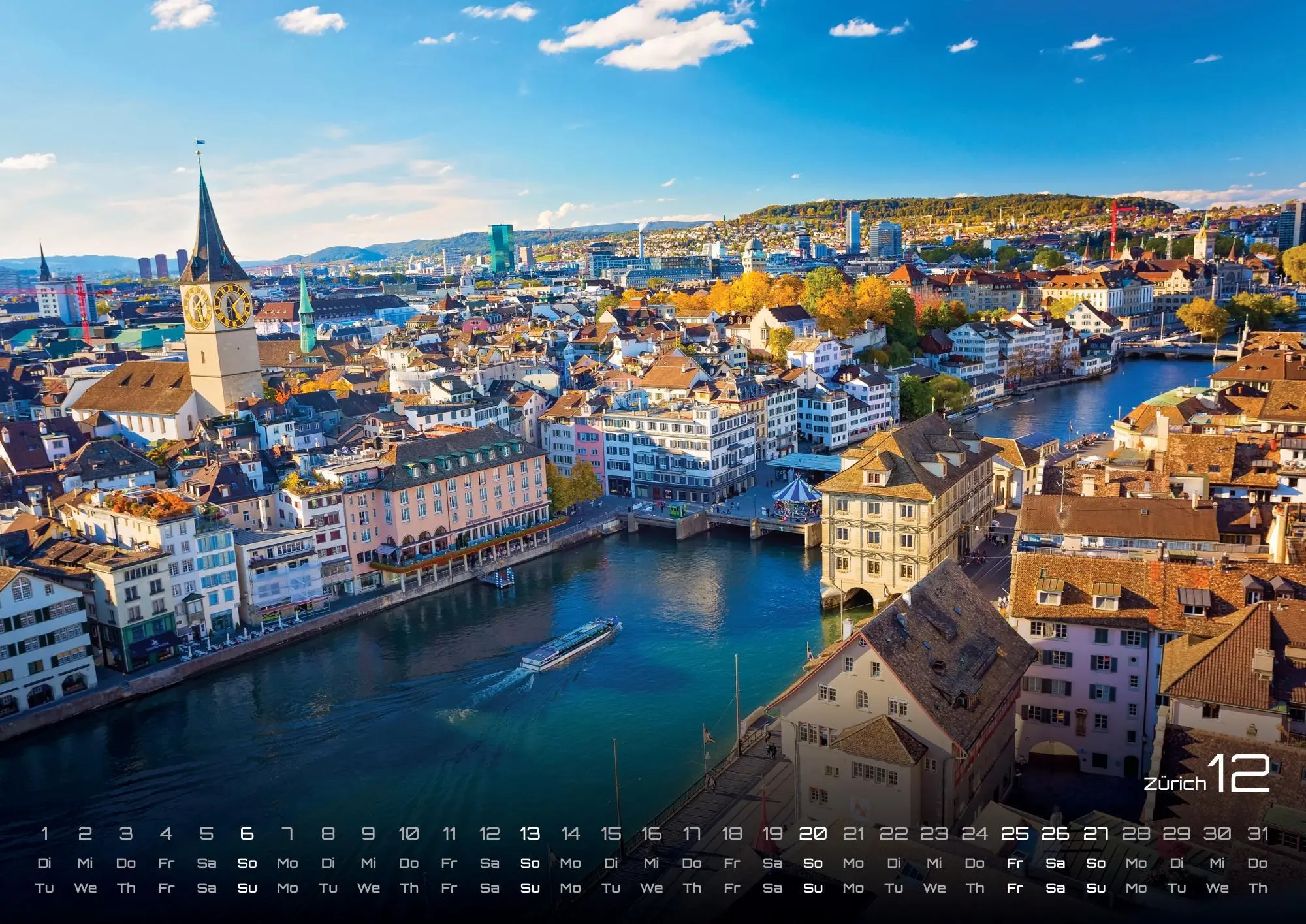 Bild: 9783986735968 | Schweiz - 2026 - Kalender DIN A3 | GP-Fever. de | Kalender | 15 S.
