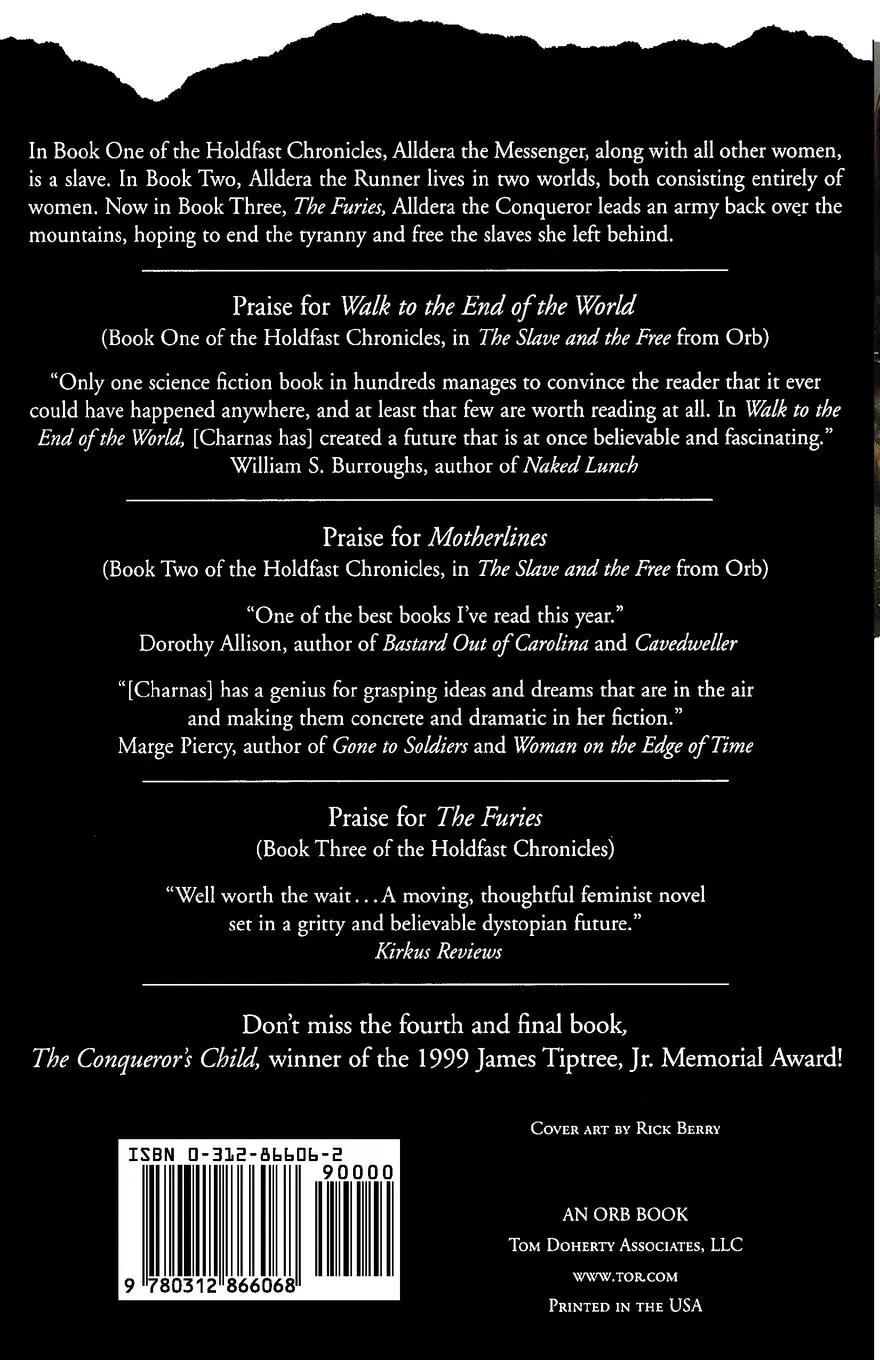 Rückseite: 9780312866068 | The Furies | Book Three of 'The Holdfast Chronicles' | Charnas | Buch