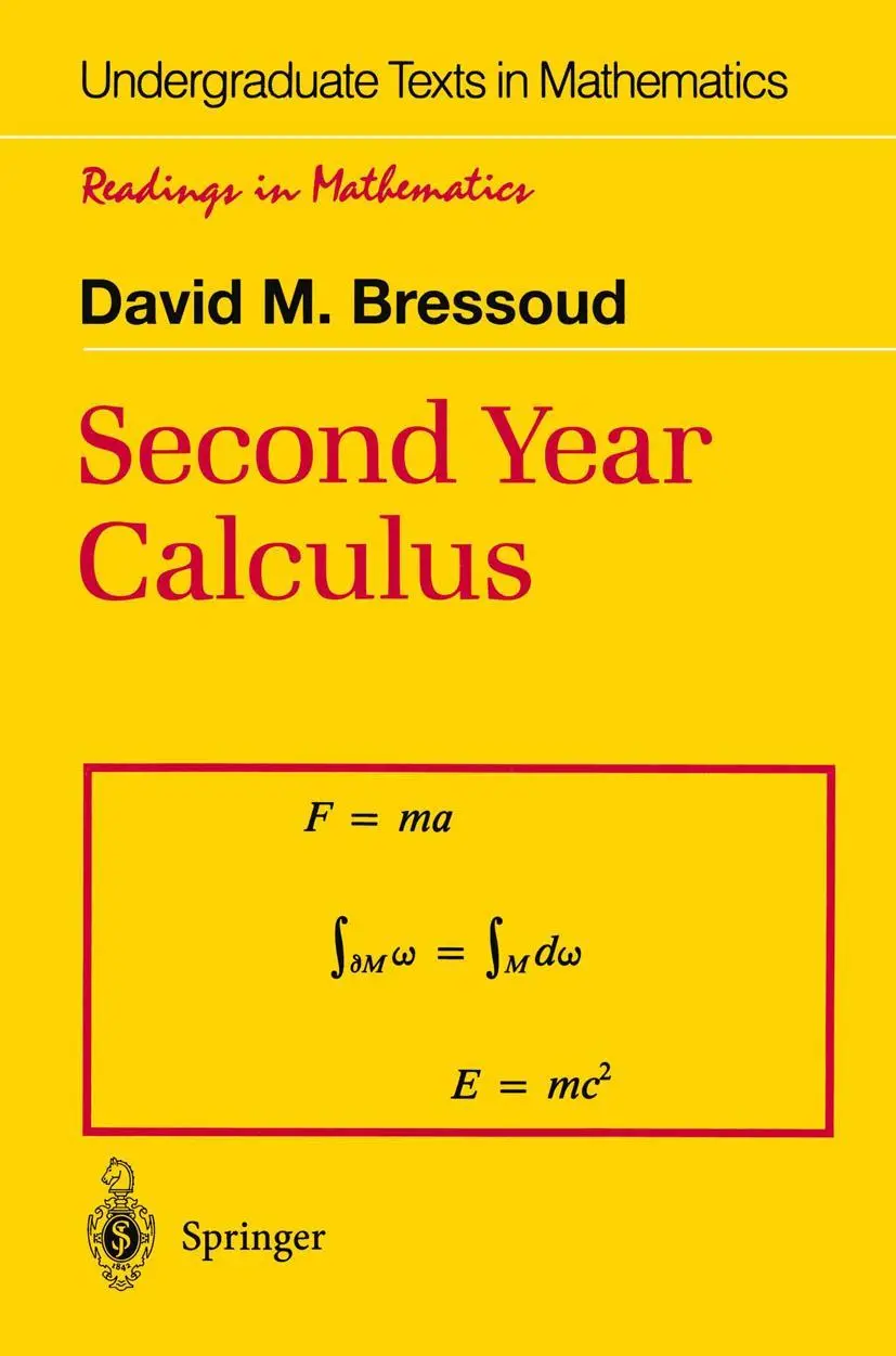 Cover: 9780387976068 | Second Year Calculus | From Celestial Mechanics to Special Relativity Cover: 9780387976068 | Second Year Calculus | From Celestial Mechanics to Special Relativity