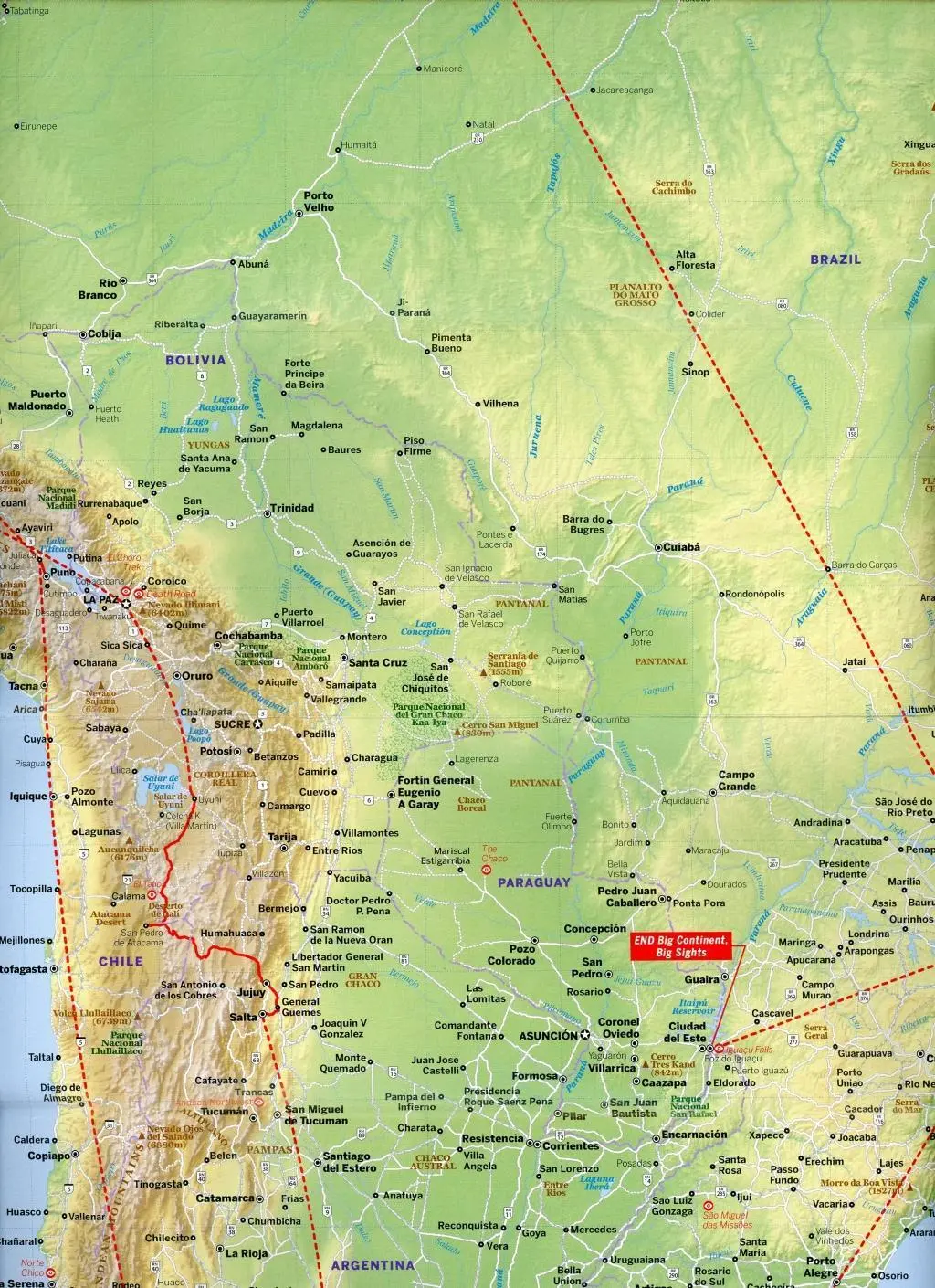 Bild: 9781788686068 | South America Planning Map | Planet Lonely | (Land-)Karte | Englisch