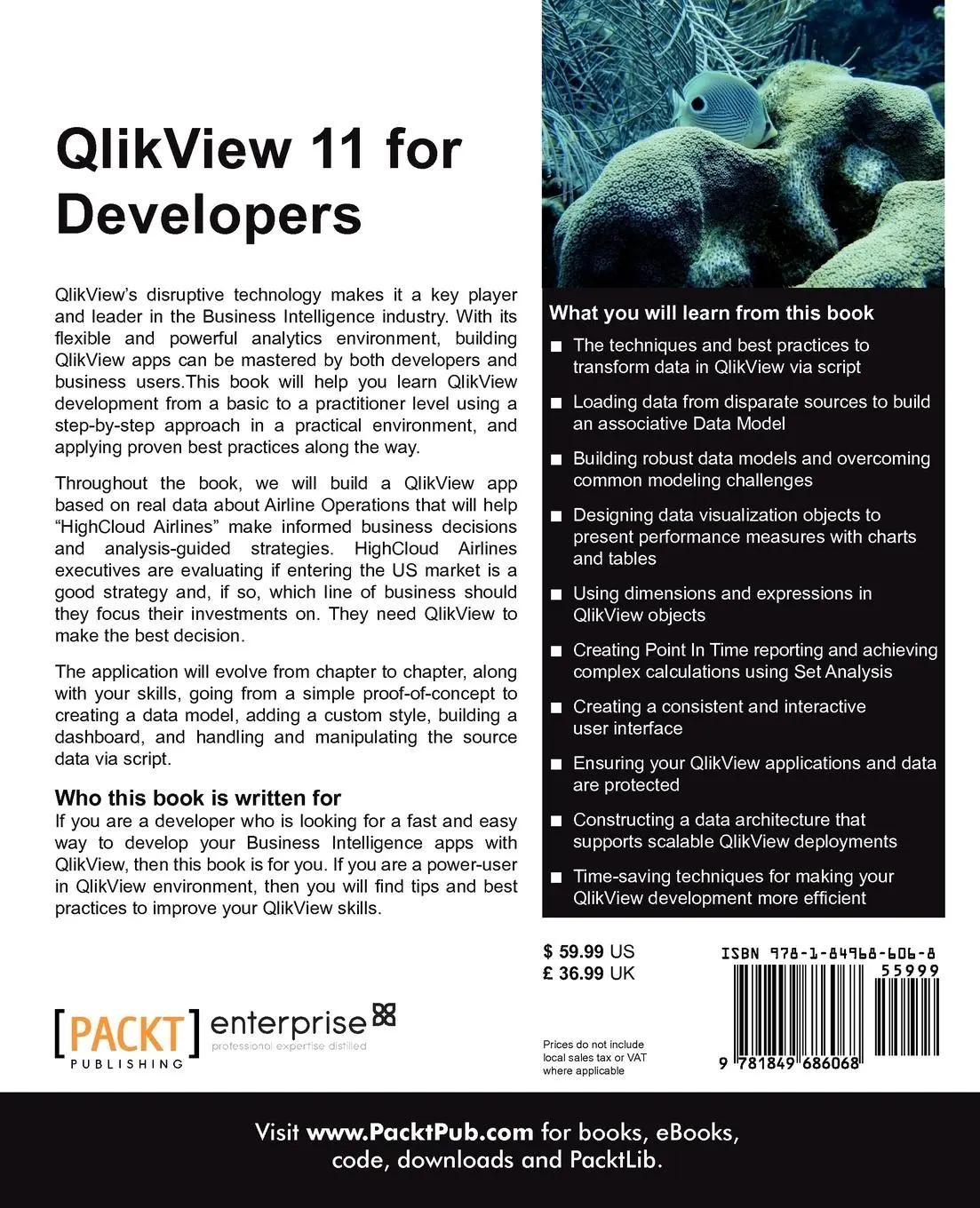 Rückseite: 9781849686068 | Qlikview 11 Developer's Guide | B. Harmsen (u. a.) | Taschenbuch