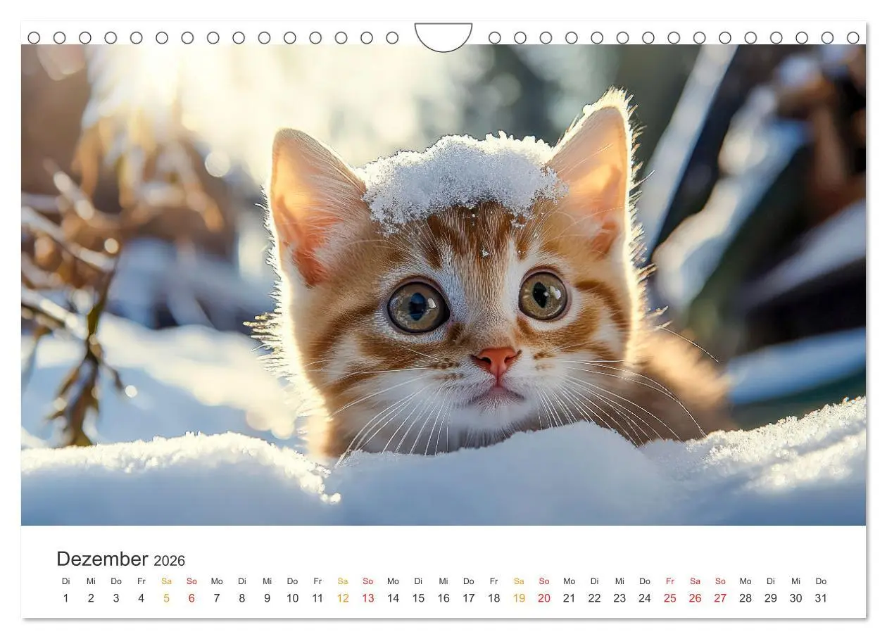 Bild: 9783457276068 | Katzen - Kalender für alle Miezenfans (Wandkalender 2026 DIN A4...