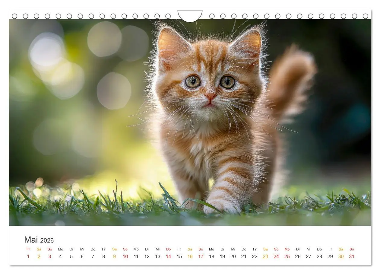 Bild: 9783457276068 | Katzen - Kalender für alle Miezenfans (Wandkalender 2026 DIN A4...