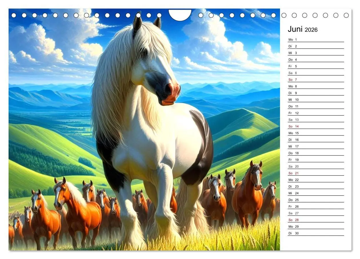 Bild: 9783457346068 | Tinker Träume - Ein Jahr auf zauberhaften Weiden (Wandkalender 2026...