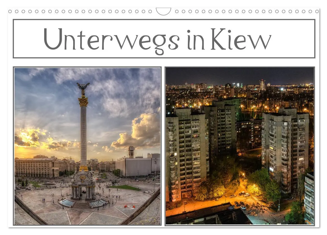 Cover: 9783457896068 | Unterwegs in Kiew (Wandkalender 2026 DIN A3 quer), CALVENDO...