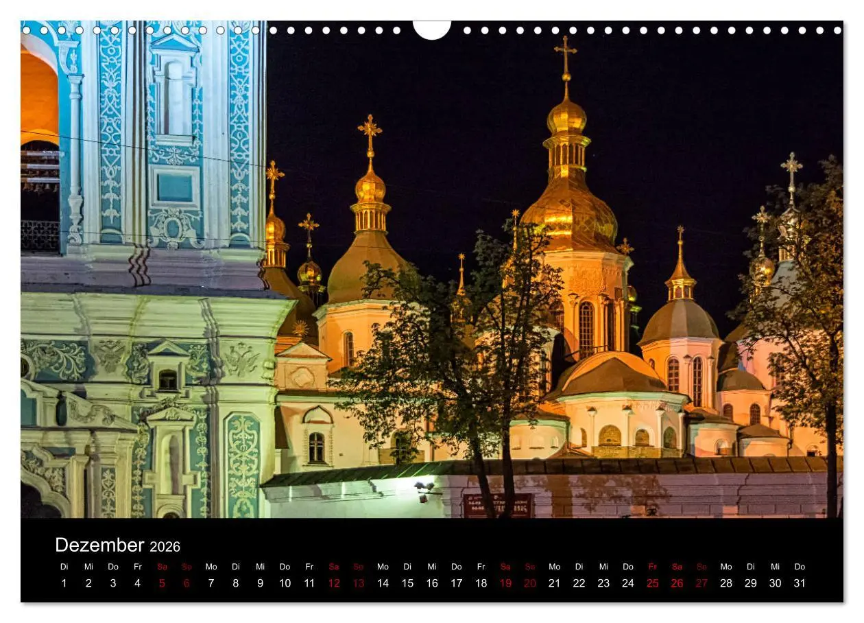 Bild: 9783457896068 | Unterwegs in Kiew (Wandkalender 2026 DIN A3 quer), CALVENDO...