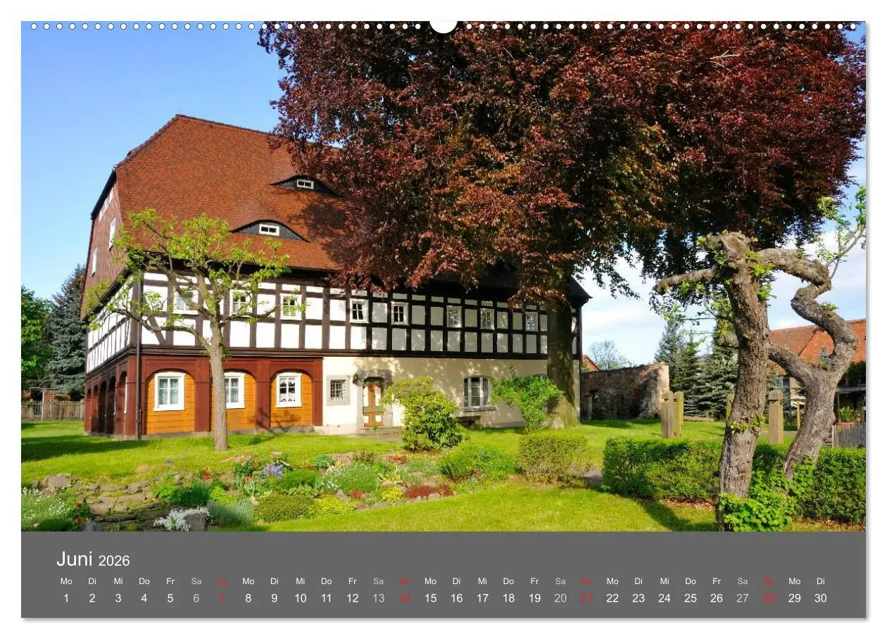 Bild: 9783516126068 | Umgebindehäuser in der Oberlausitz (Wandkalender 2026 DIN A2 quer),...