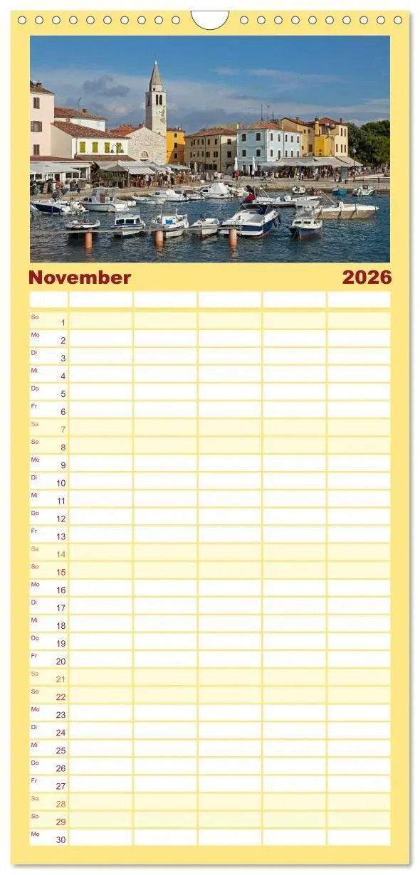Bild: 9783516746068 | Familienplaner 2026 - sonniges Istrien mit 5 Spalten (Wandkalender,...