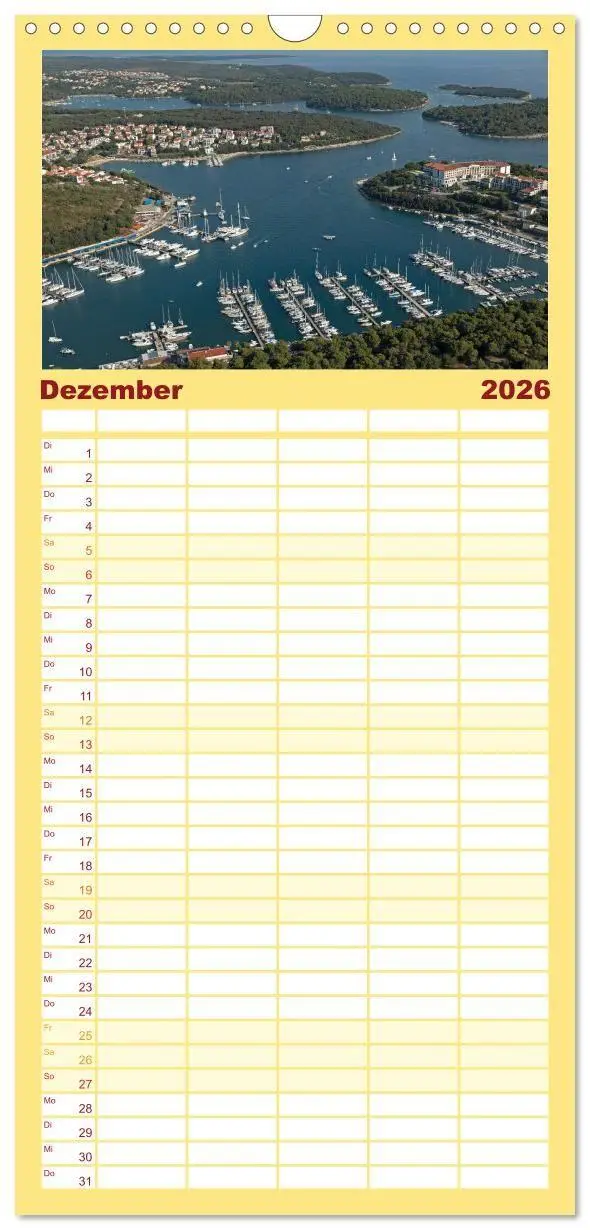 Bild: 9783516746068 | Familienplaner 2026 - sonniges Istrien mit 5 Spalten (Wandkalender,...