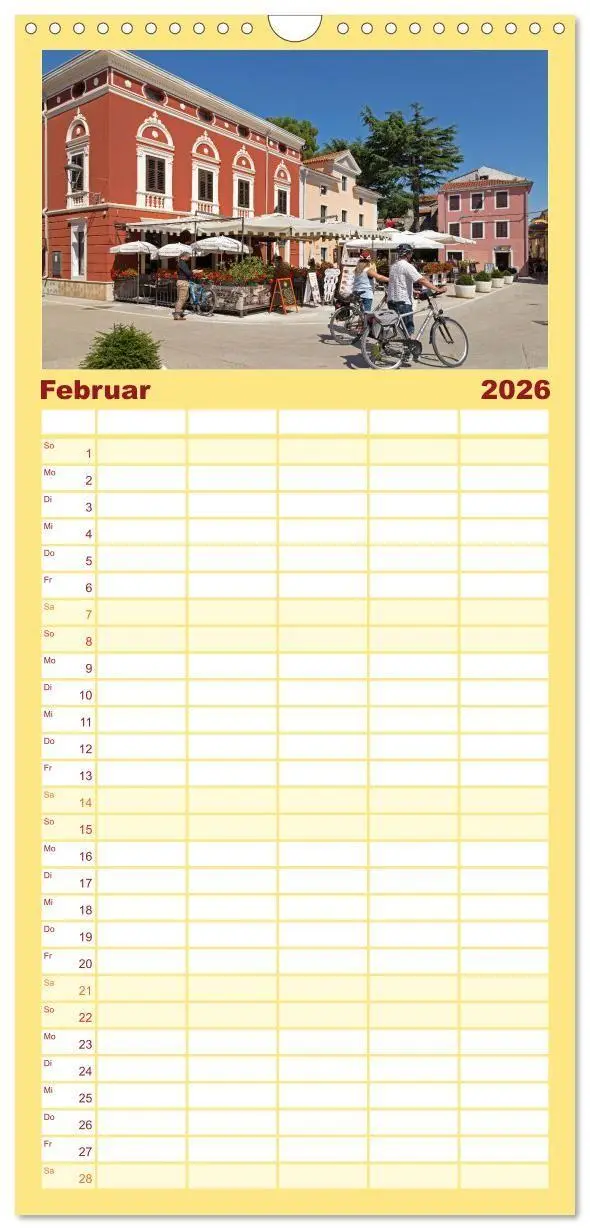 Bild: 9783516746068 | Familienplaner 2026 - sonniges Istrien mit 5 Spalten (Wandkalender,...