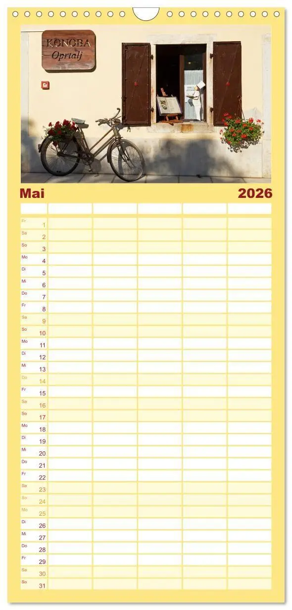 Bild: 9783516746068 | Familienplaner 2026 - sonniges Istrien mit 5 Spalten (Wandkalender,...