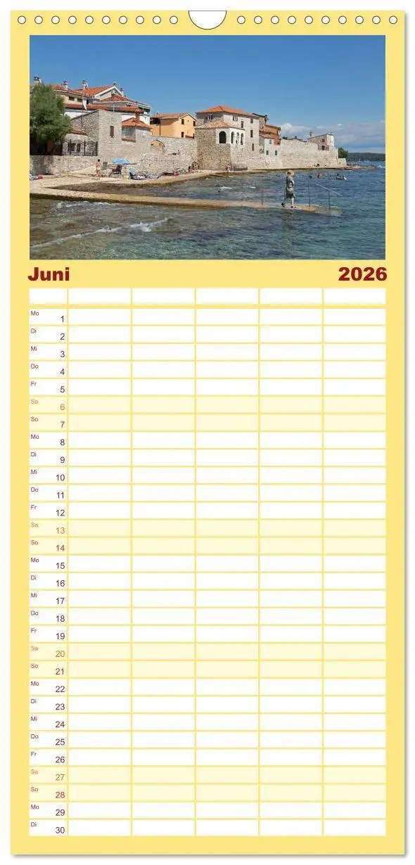Bild: 9783516746068 | Familienplaner 2026 - sonniges Istrien mit 5 Spalten (Wandkalender,...