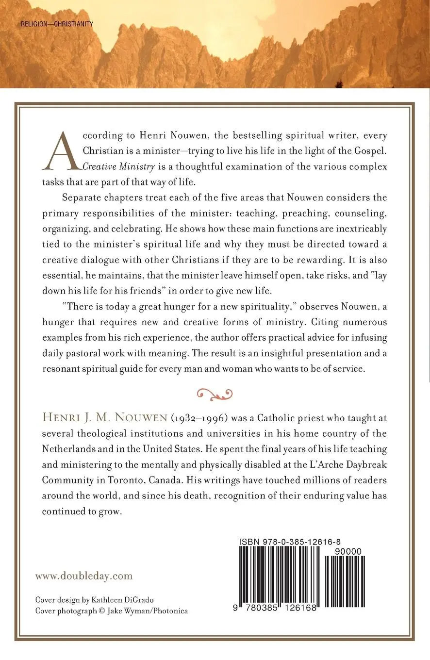 Rückseite: 9780385126168 | Creative Ministry | Henri J. M. Nouwen | Taschenbuch | Englisch | 1991