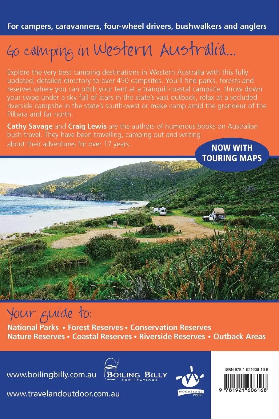 Rückseite: 9781921606168 | Camping Guide to Western Australia | Cathy Savage (u. a.) | Buch