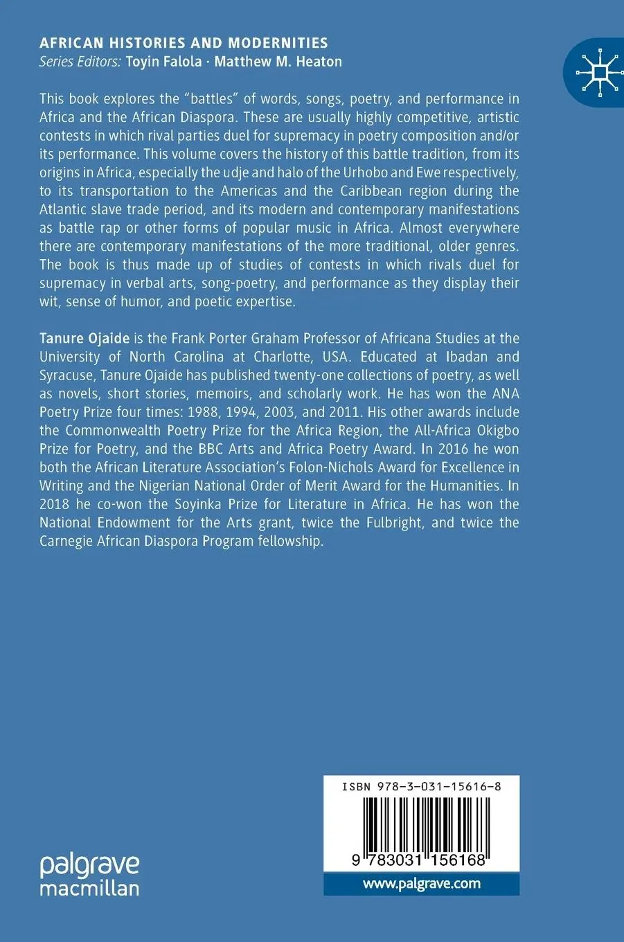 Rückseite: 9783031156168 | African Battle Traditions of Insult | Tanure Ojaide | Buch | xvii