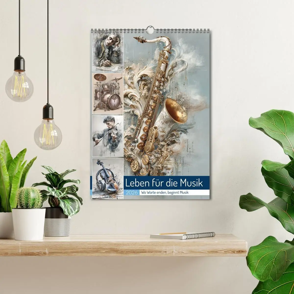 Bild: 9783516666168 | Leben für die Musik (Wandkalender 2026 DIN A3 hoch), CALVENDO...