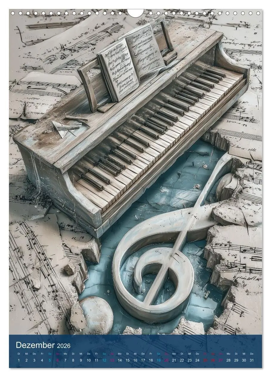 Bild: 9783516666168 | Leben für die Musik (Wandkalender 2026 DIN A3 hoch), CALVENDO...
