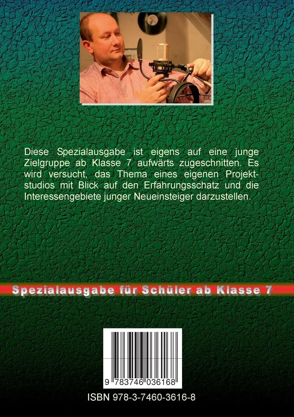 Rückseite: 9783746036168 | Mein erstes Tonstudio - Spezialausgabe für Schüler ab Klasse 7 | Johne