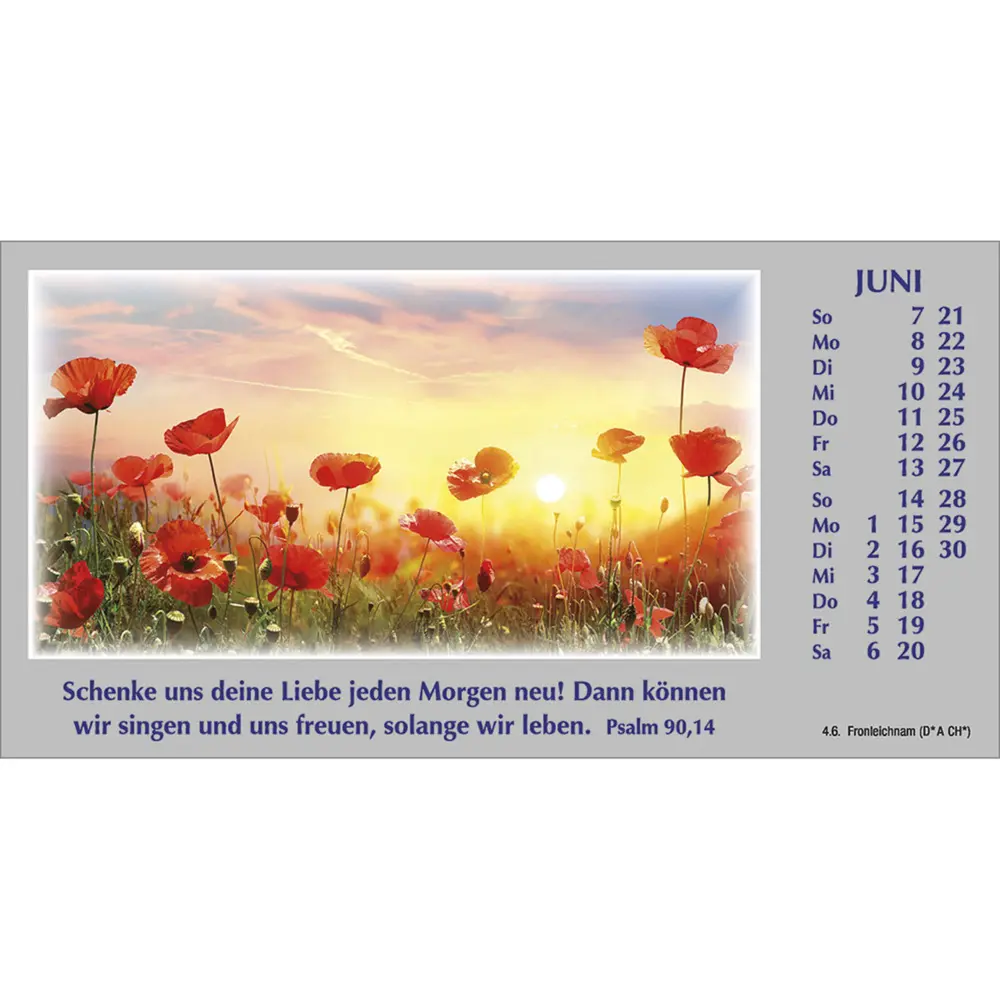 Bild: 9783754886168 | Wege zur Stille 2026 | Autokalender mit Psalmworten und Farbfotos