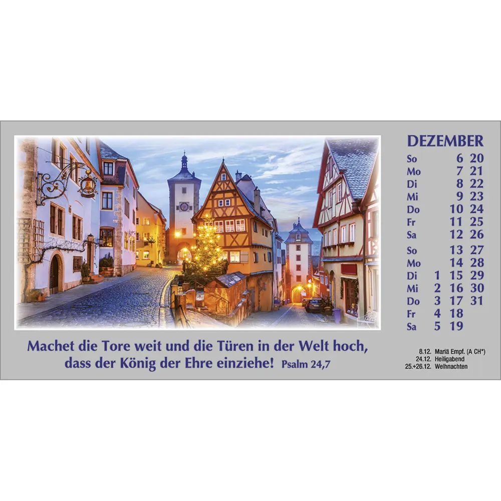 Bild: 9783754886168 | Wege zur Stille 2026 | Autokalender mit Psalmworten und Farbfotos