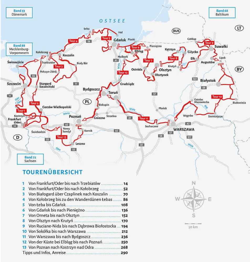 Rückseite: 9783869036168 | Entdeckertouren mit dem Wohnmobil Polen Der Norden | Nikola Kluftinger
