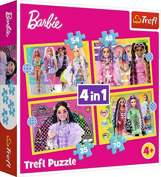 Cover: 5900511346268 | 4 in 1 Puzzle - Barbie | Spiel | In Kartonage | 34626 | 2024 | Trefl