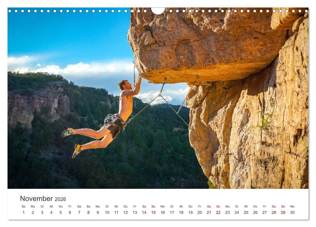 Bild: 9783457566268 | Klettern - Immer weiter hoch hinauf (Wandkalender 2026 DIN A3...