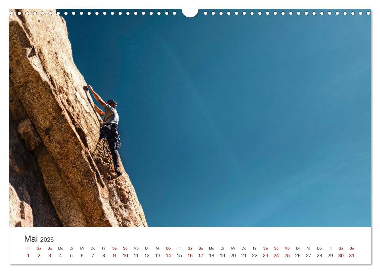 Bild: 9783457566268 | Klettern - Immer weiter hoch hinauf (Wandkalender 2026 DIN A3...