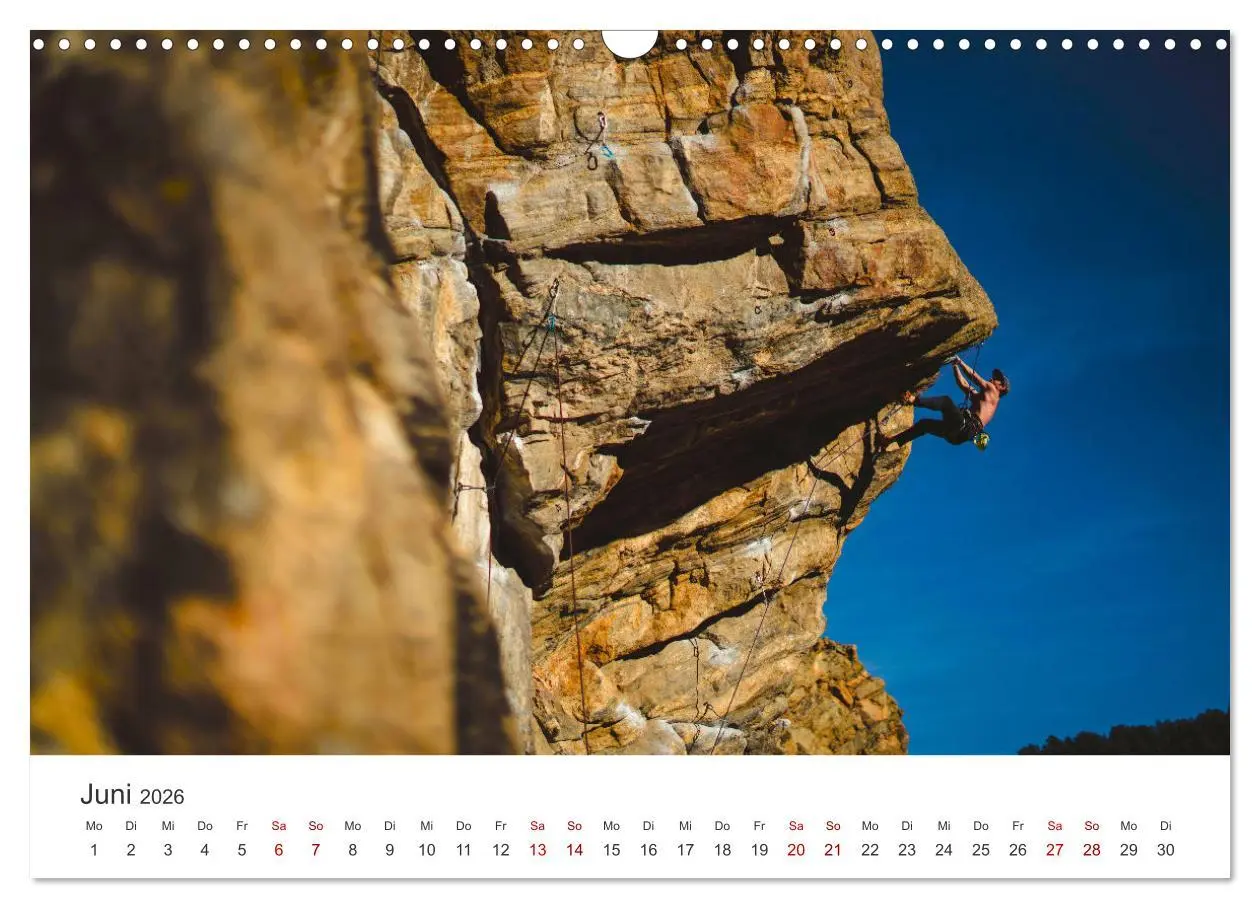 Bild: 9783457566268 | Klettern - Immer weiter hoch hinauf (Wandkalender 2026 DIN A3...
